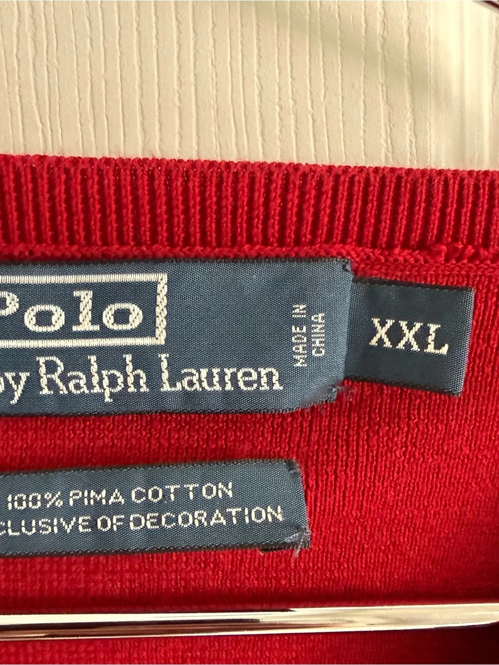 Vintage Polo Ralph Lauren V Neck Sweater